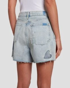 7 For All Mankind Easy Ruby Short In Iris Patchwork -7 For All Mankind 7U748555 IP2 5