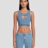 7 For All Mankind 7FAM X ADR Cropped Top In Vibe -7 For All Mankind 7U760120 VBE 1