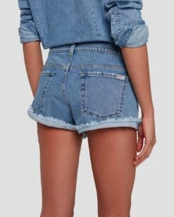 7 For All Mankind 7FAM X ADR Slouchy Shorts In Vibe Crystals -7 For All Mankind 7U761C10 VBE 5