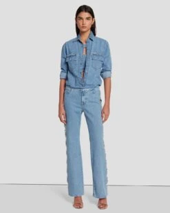 7 For All Mankind 7FAM X ADR Slouchy Bootcut In Feel 10 7 For All Mankind 7FAM X ADR Slouchy Bootcut In Feel -7 For All Mankind 7U763C10 FEL 3