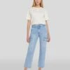 7 For All Mankind Logan Cropped Cargo Jean In Airwave -7 For All Mankind 7U765C10 AWV 1