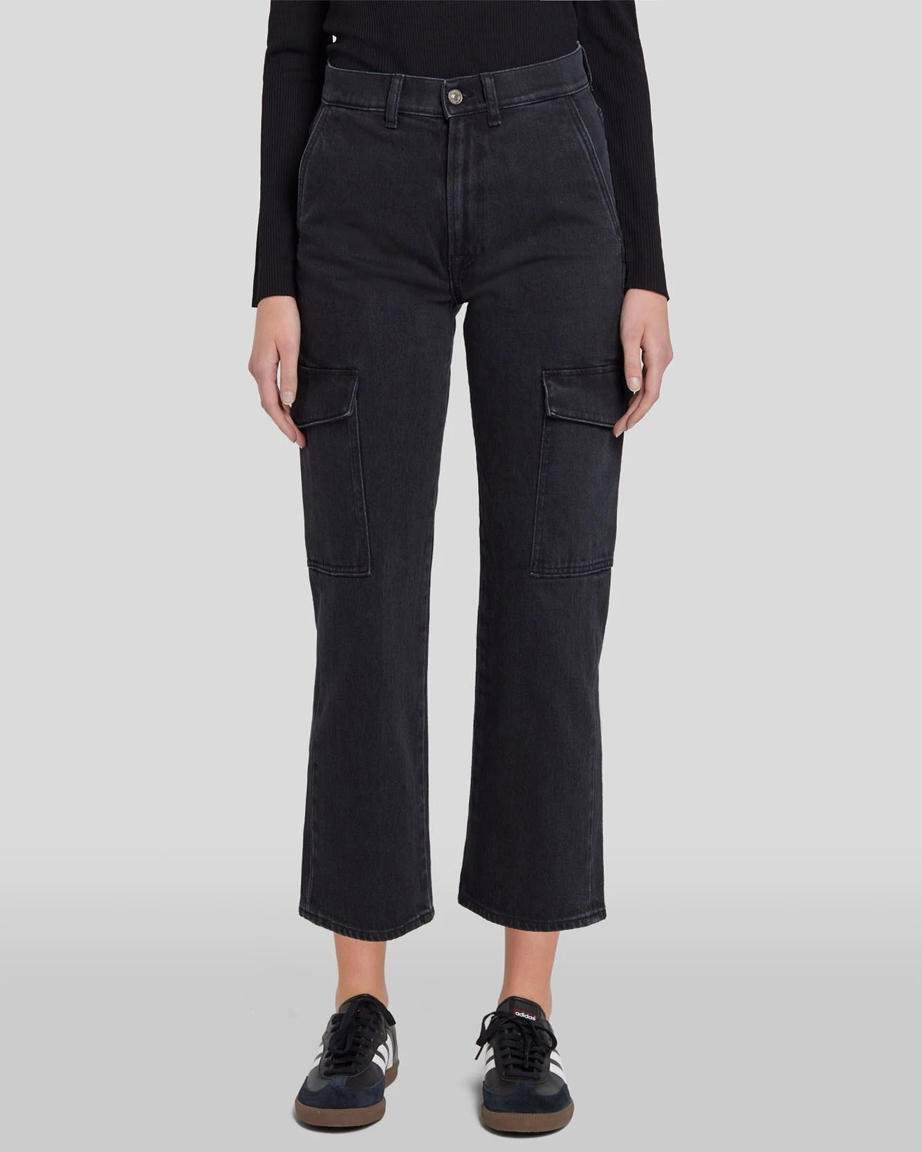 7 For All Mankind Logan Cropped Cargo Jean In Collide 5 7 For All Mankind Logan Cropped Cargo Jean In Collide - Image 3