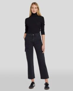 7 For All Mankind Logan Cropped Cargo Jean In Collide 13 7 For All Mankind Logan Cropped Cargo Jean In Collide -7 For All Mankind 7U765C31 IDE 6