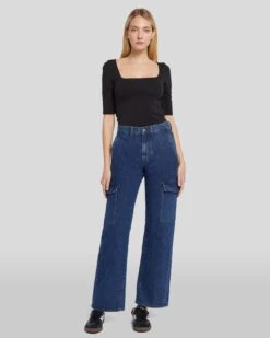 7 For All Mankind Tess Cargo Jean In Undercover