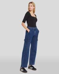 7 For All Mankind Tess Cargo Jean In Undercover 12 7 For All Mankind Tess Cargo Jean In Undercover -7 For All Mankind 7U766C10 UCV 5