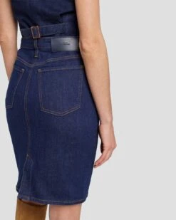 7 For All Mankind Easy Pencil Skirt In Magnolia -7 For All Mankind 7U836767 MAG 5