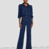 7 For All Mankind Denim Lustre Long Sleeve Jumpsuit In Poppy 2 7 For All Mankind Denim Lustre Long Sleeve Jumpsuit In Poppy -7 For All Mankind 7U837C86 PPY 1