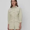 7 For All Mankind Surplus Romper In Olive -7 For All Mankind 7U861795 SFO 01