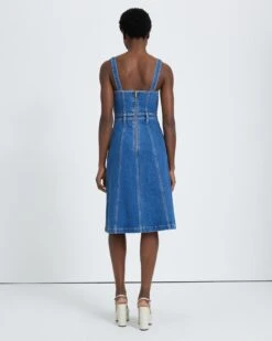 7 For All Mankind Beauty Denim Bustier Dress In Diana 9 7 For All Mankind Beauty Denim Bustier Dress In Diana -7 For All Mankind 7U880478 DID 4