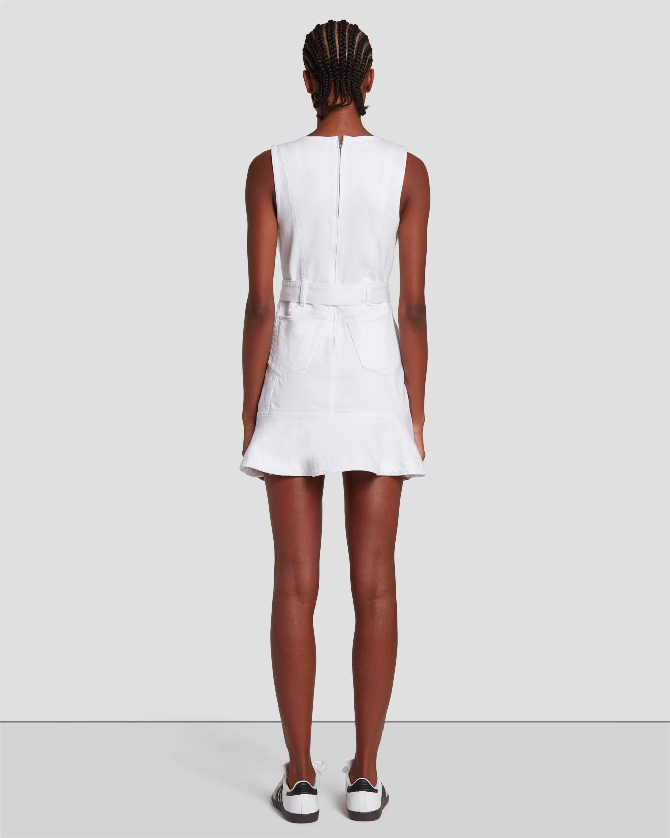 7 For All Mankind Pocket Dress In Brilliant White 6 7 For All Mankind Pocket Dress In Brilliant White - Image 4