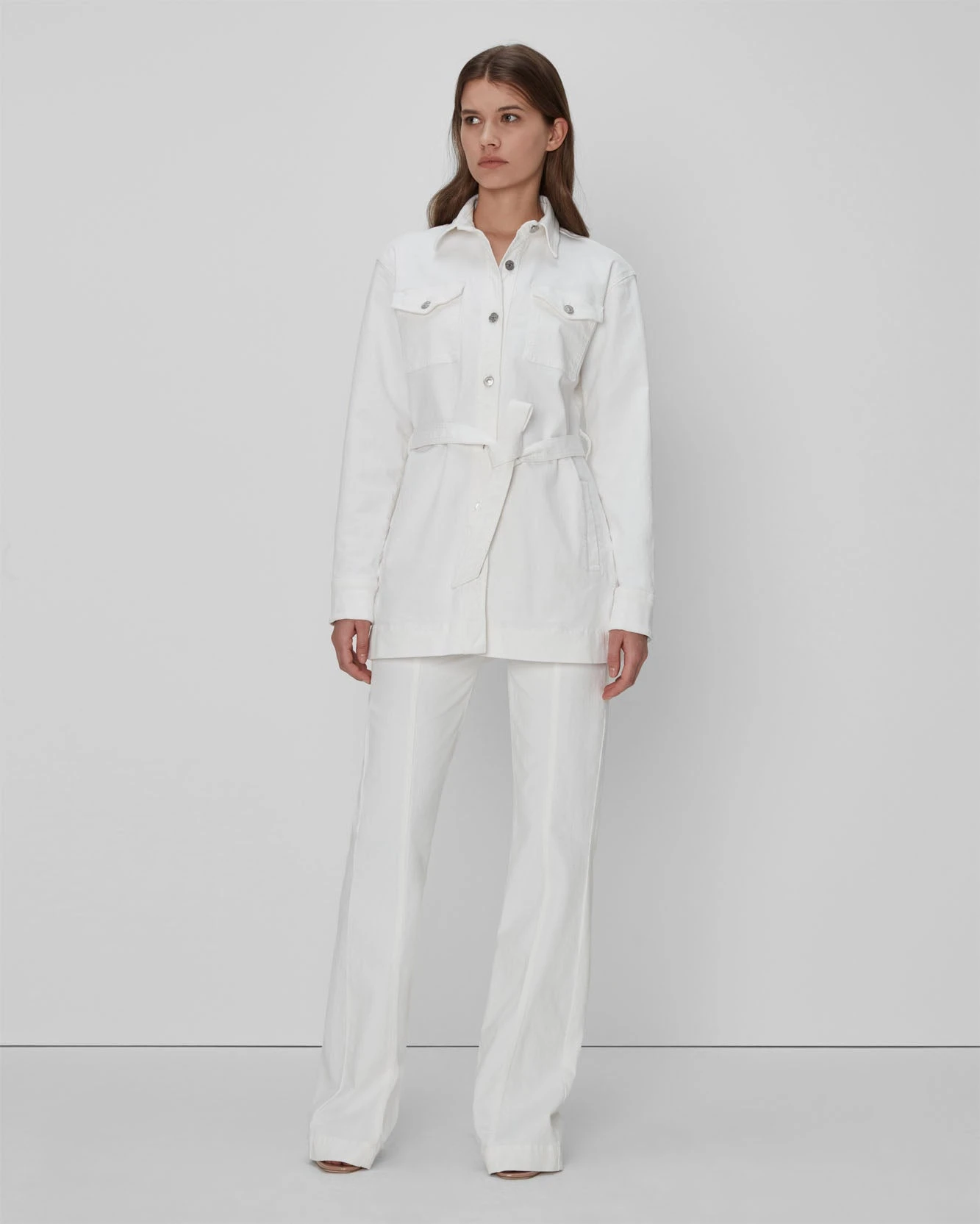 7 For All Mankind Leisure Jacket In White 5 7 For All Mankind Leisure Jacket In White - Image 3