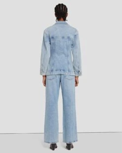 7 For All Mankind MANKIND Tailored Trucker Jacket In Ode To 11 7 For All Mankind MANKIND Tailored Trucker Jacket In Ode To -7 For All Mankind 7U945C10 OD2 4