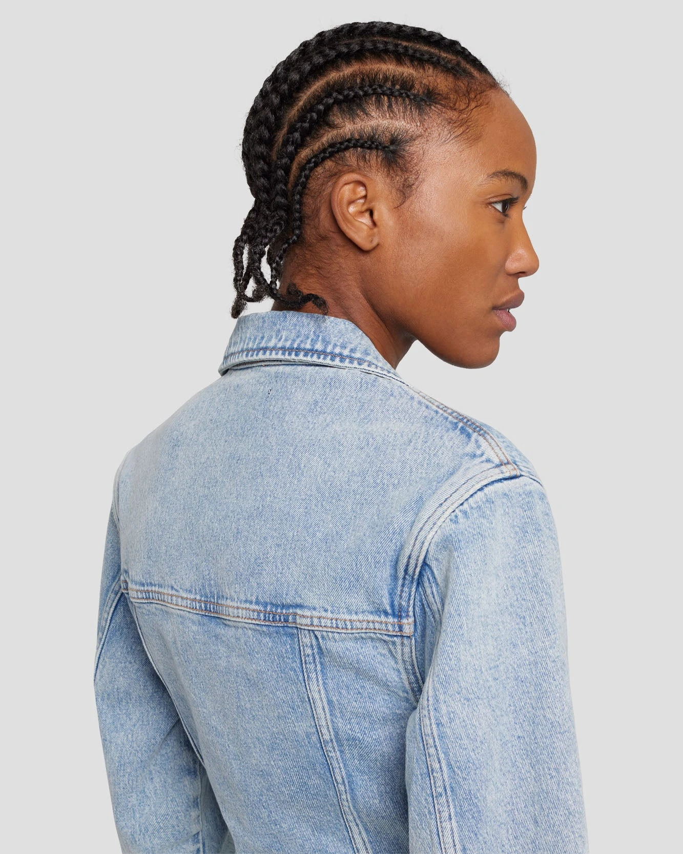 7 For All Mankind MANKIND Tailored Trucker Jacket In Ode To 7 7 For All Mankind MANKIND Tailored Trucker Jacket In Ode To - Image 5