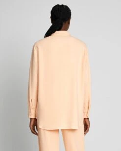 7 For All Mankind Denim Lustre Classic Button Up Shirt In Prairie Sunset -7 For All Mankind 7U952661 PS4 4