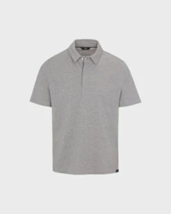 7 For All Mankind Pique Knit Polo In Heather Grey 15 7 For All Mankind Pique Knit Polo In Heather Grey -7 For All Mankind 7m267340 hgr 1