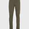 7 For All Mankind Luxe Performance Slimmy Tapered Chino In Sateen Olive -7 For All Mankind 7t002t49 olv 1