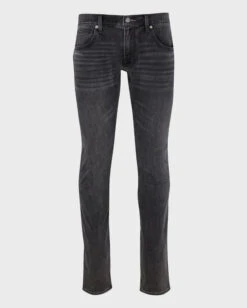 7 For All Mankind Luxe Sport X Stretch Tek Stacked Skinny In Borrego Black
