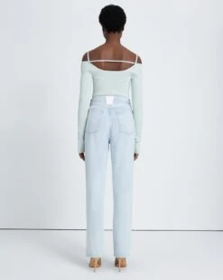 7 For All Mankind Denim Lustre Easy Straight In Isadora -7 For All Mankind 7u514561 isa 4