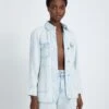 7 For All Mankind Denim Field Jacket In Isadora