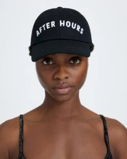 7 For All Mankind After Hours Baseball Cap In Black