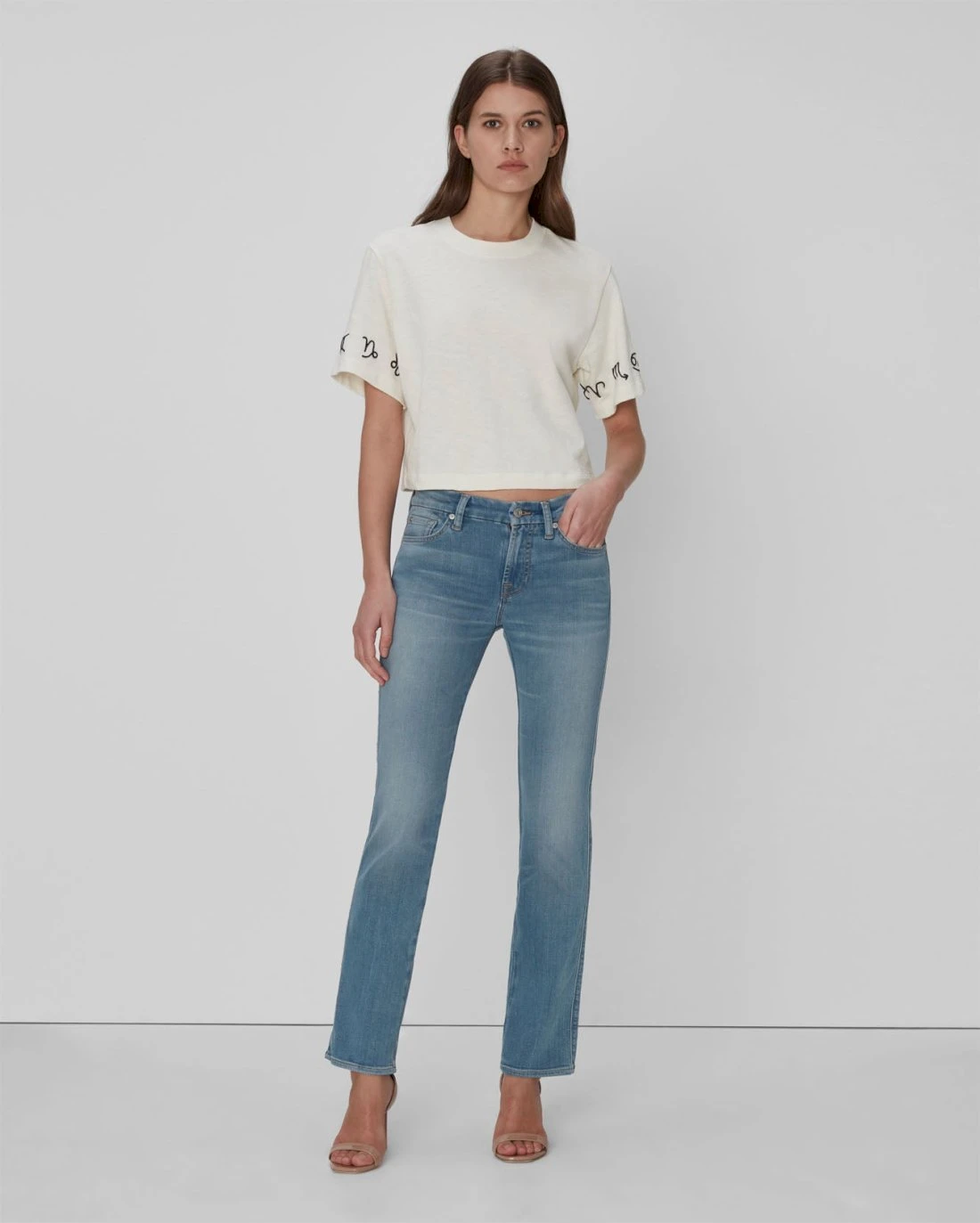 7 For All Mankind Slim Illusion Kimmie Straight In Delphi 3 7 For All Mankind Slim Illusion Kimmie Straight In Delphi