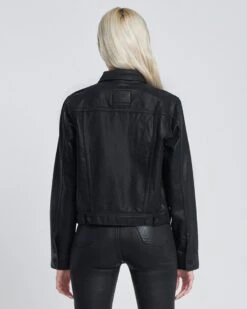 7 For All Mankind Classic Coated Trucker Jacket In Rabbit Hole -7 For All Mankind 867d26864e10d1ed4d696c46ca089d31