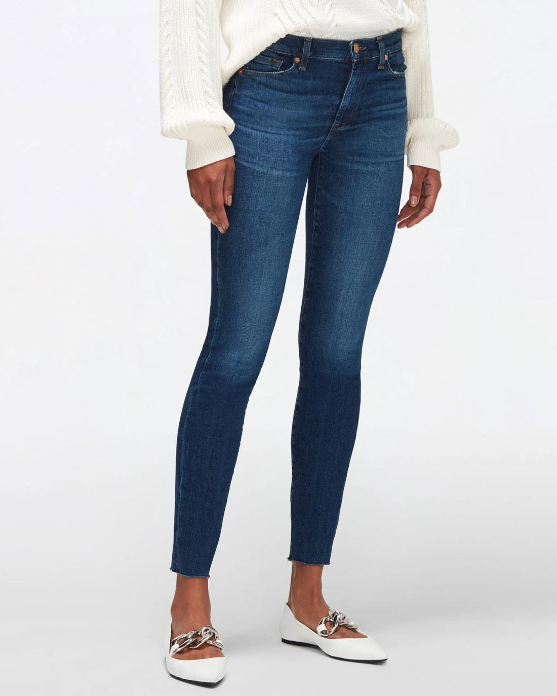 7 For All Mankind Slim Illusion High Waist Skinny In Highline 10 7 For All Mankind Slim Illusion High Waist Skinny In Highline - Image 8