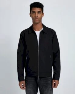 7 For All Mankind Barracuda Jacket In Black