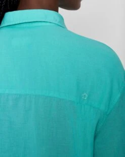 7 For All Mankind Classic Button Up Shirt In Atlantis -7 For All Mankind 99407648151340fe9f5c44bcc2f744ba