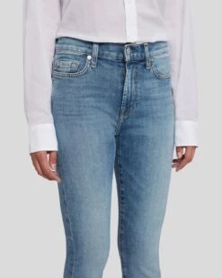 7 For All Mankind Mid Rise Ankle Skinny In Sloane Vintage -7 For All Mankind AU8097594A SLVT 3
