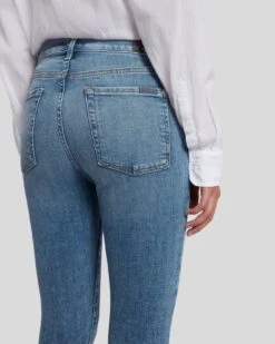 7 For All Mankind Mid Rise Ankle Skinny In Sloane Vintage -7 For All Mankind AU8097594A SLVT 5