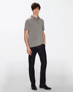 7 For All Mankind Luxe Performance Straight In Rinse Blue