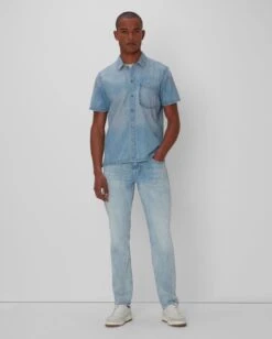 7 For All Mankind Luxe Performance Left Hand Slimmy Tapered In San Miguel -7 For All Mankind a3b6c635dc9caf34e711dc77efcf30d1