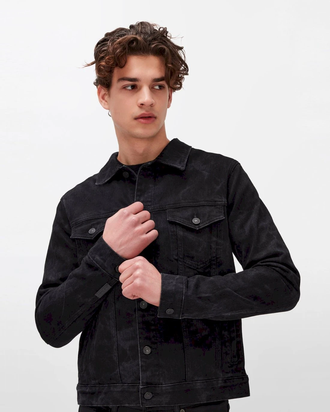 7 For All Mankind American Vintage Perfect Trucker In Vico 5 7 For All Mankind American Vintage Perfect Trucker In Vico - Image 3