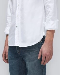 7 For All Mankind Oxford Shirt In White 8 7 For All Mankind Oxford Shirt In White -7 For All Mankind b73c05796b4f79bfdc3e8731693f4781