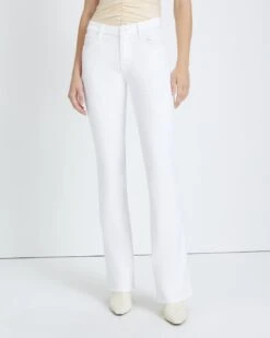 7 For All Mankind Kimmie Bootcut In Clean White -7 For All Mankind c099bb4394038b2988c888632f29b843