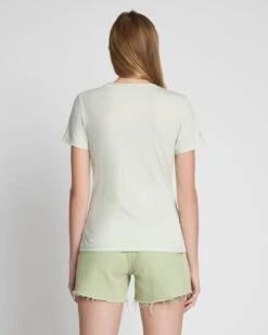 7 For All Mankind Pima Cotton Easy V-Neck Tee In Seafoam -7 For All Mankind c54aada68a23ab0de647b2b31ab75958