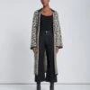 7 For All Mankind Jacquard Long Sweater Cardigan In Leopard -7 For All Mankind e2ff6b4c816956774d775f5b919b5b86