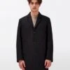 7 For All Mankind Wool Overcoat In Black 1 7 For All Mankind Wool Overcoat In Black -7 For All Mankind ee0b7a295cfd7d64120c9a55a8eb19c8