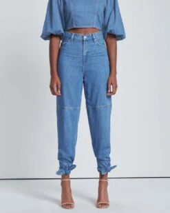 7 For All Mankind Tapered Ankle Tie Jean In Tulip -7 For All Mankind f0860ee005db9f7c97c8f7230b94905e