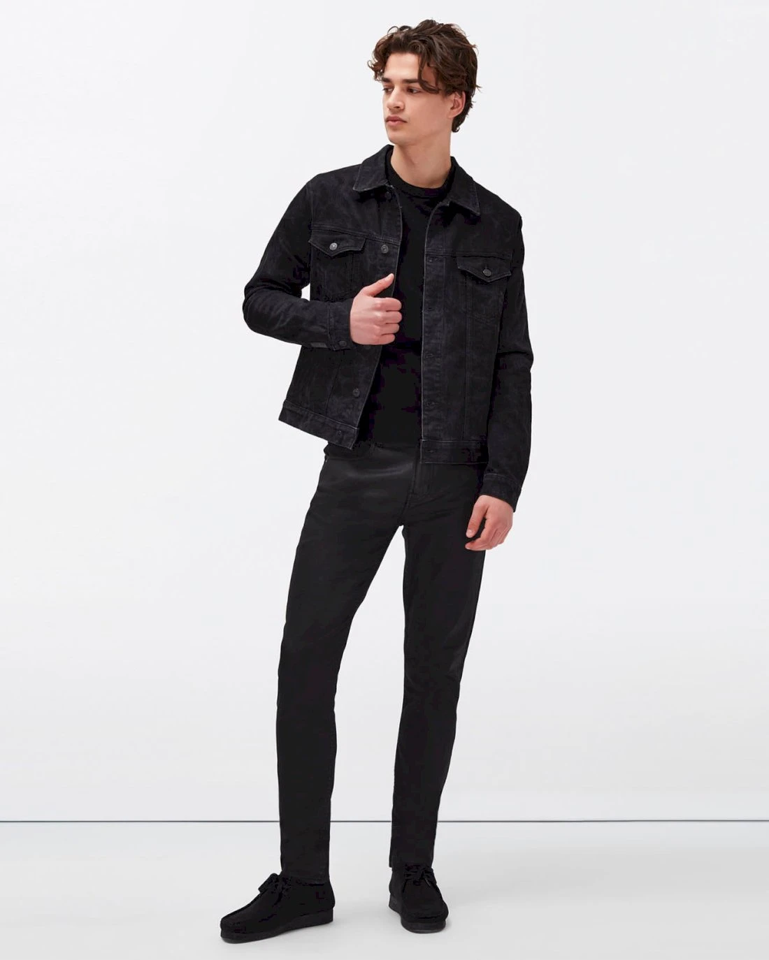 7 For All Mankind American Vintage Perfect Trucker In Vico 4 7 For All Mankind American Vintage Perfect Trucker In Vico - Image 2