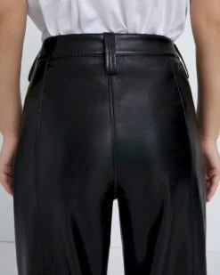 7 For All Mankind Faux Leather Easy Trouser In Black -7 For All Mankind faad6912f67b5471fdf2c4dcdfd46a2b