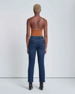 7 For All Mankind Broken Twill High Waist Slim Kick In Mad Hatter -7 For All Mankind fe901a7433a632c525fc3313d5d51f04